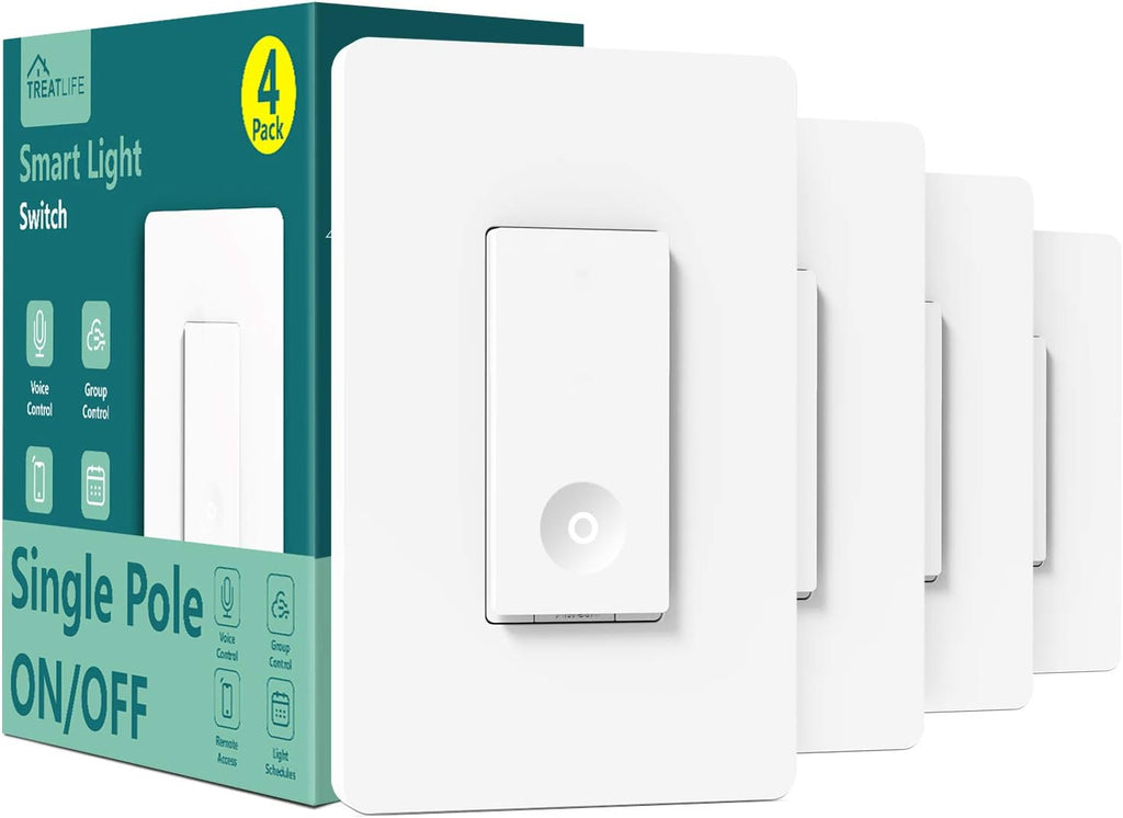 Treatlife Smart Light Switch,Neutral Wire Needed