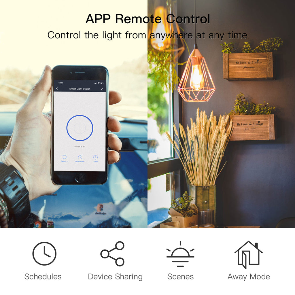 Treatlife Smart Light Switch,Neutral Wire Needed