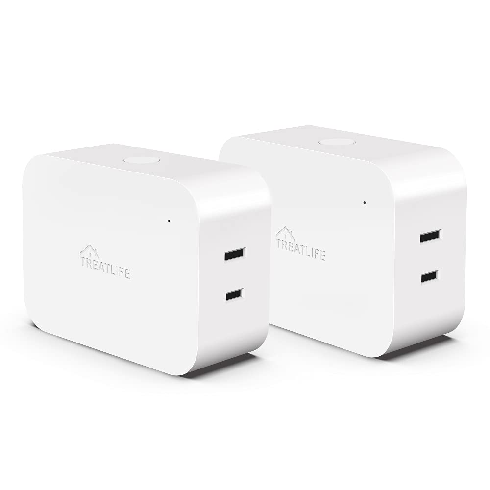 Treatlife Smart Plug-in Lamp Dimmer,300W with Dual Outlets