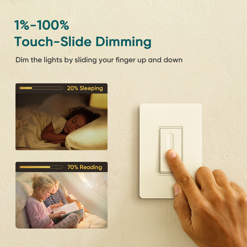 Treatlife 3-Way Smart Dimmer Switch 2Pack | TREATLIFE