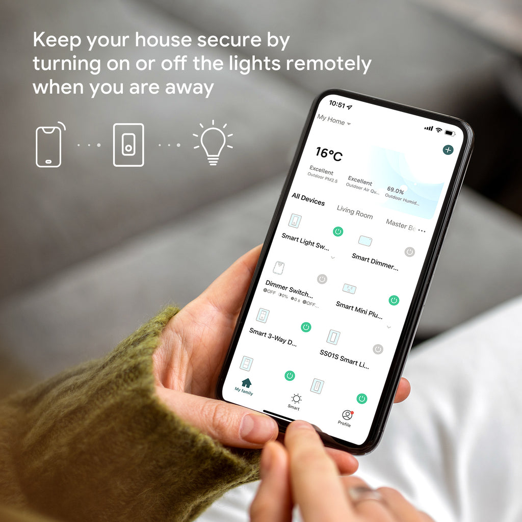 tank server på vegne af Treatlife Smart Light Switch - Works with Apple HomeKit, Google Home and  Alexa | TREATLIFE