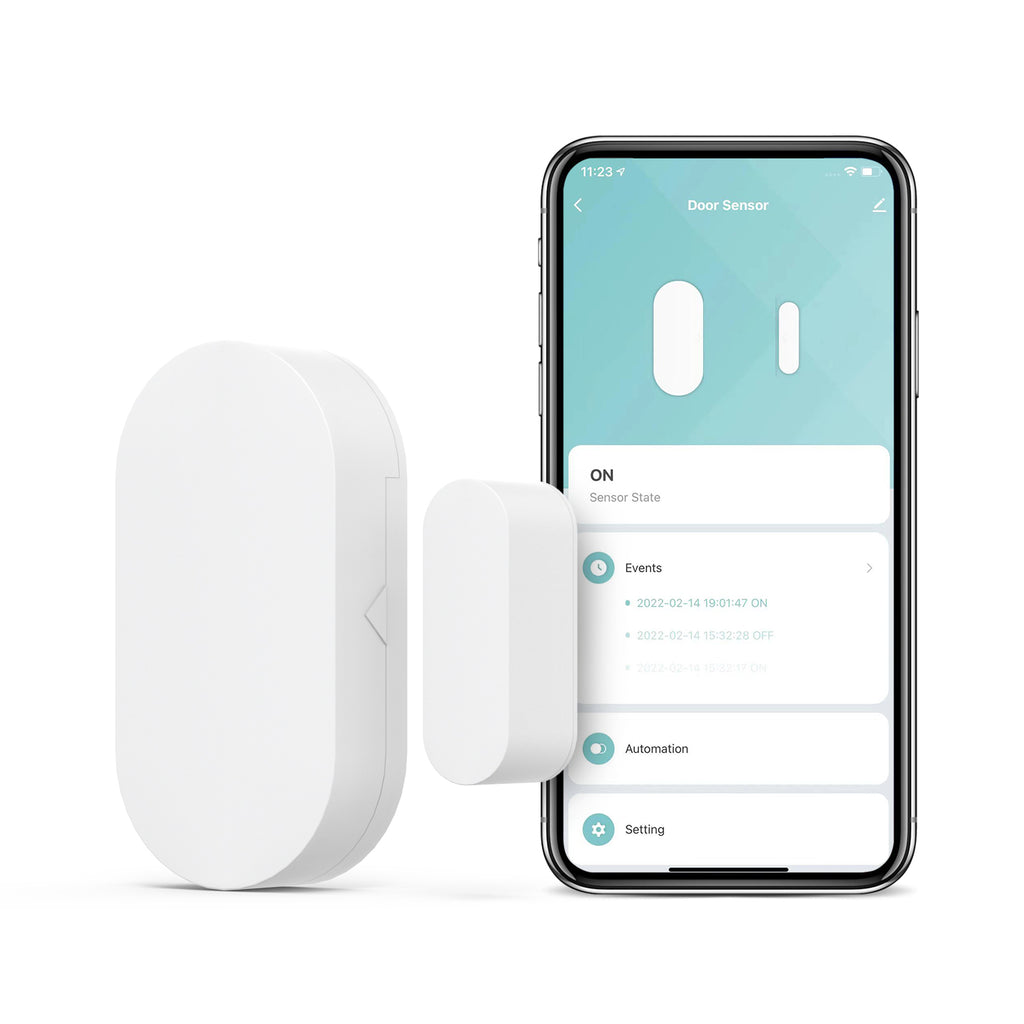Treatlife Smart Door & Window Sensor Alarm for Home Security Works with Alexa Google Home （Smart Hub Not Included)