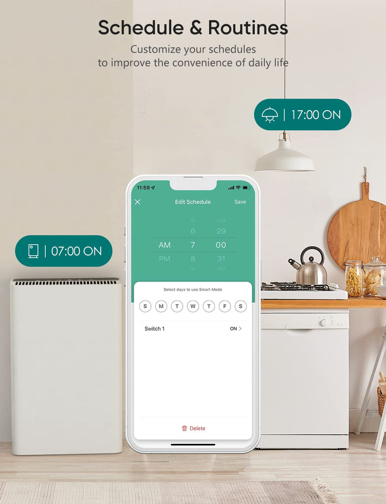Treatlife Smart Plug Works with Alexa and Google Home