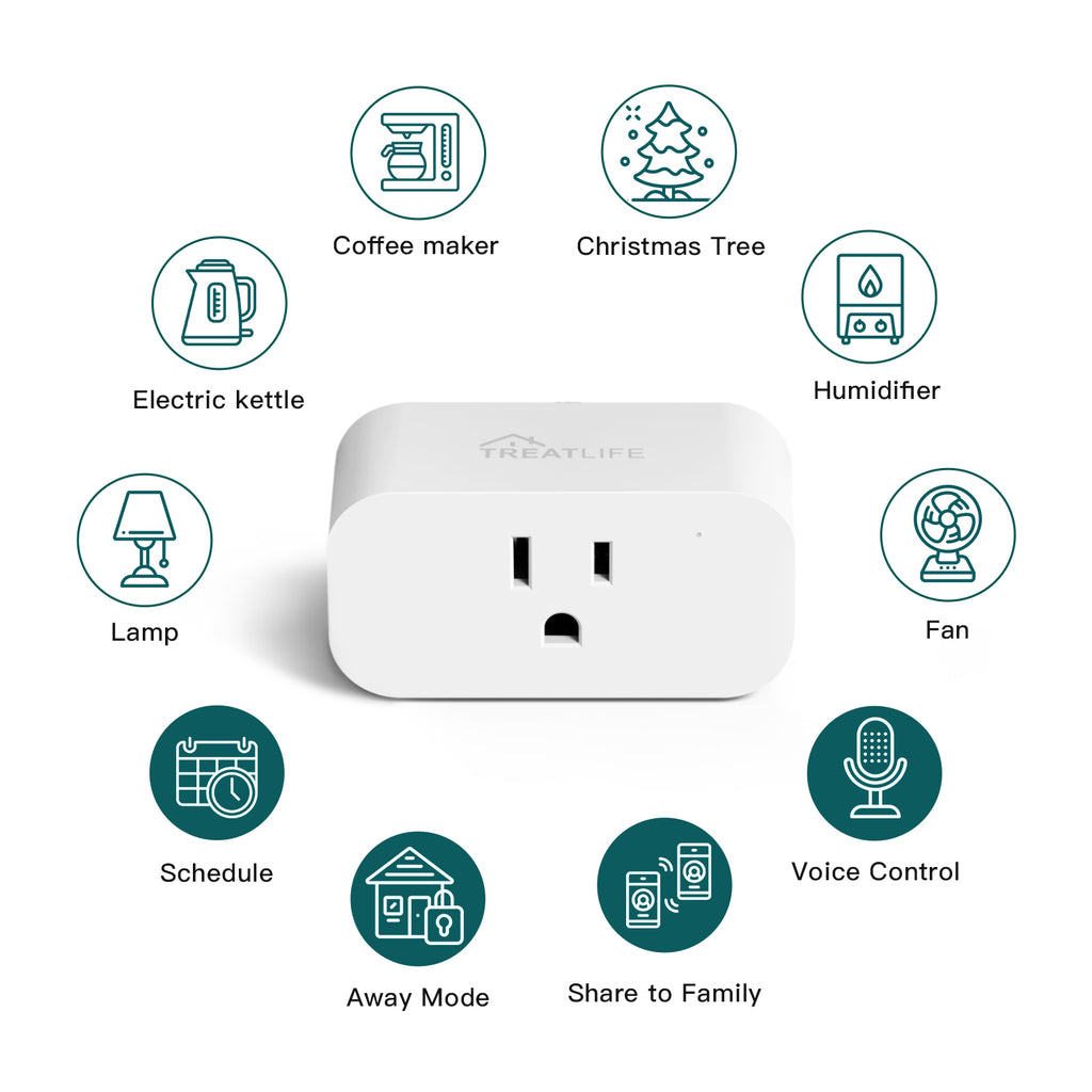 TREATLIFE Smart Dimmer Plug Outdoor Smart Plug Works with Alexa and Go –  Totality Solutions Inc.