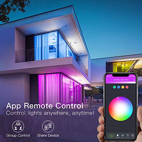 Treatlife Smart Strip Lights - Color Changing 16.4ft