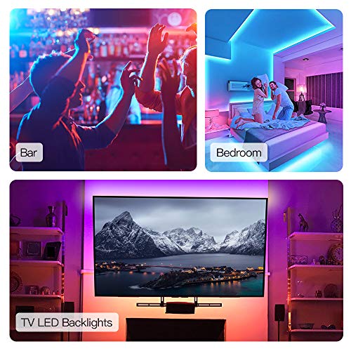 Treatlife Smart Strip Lights - Color Changing 16.4ft