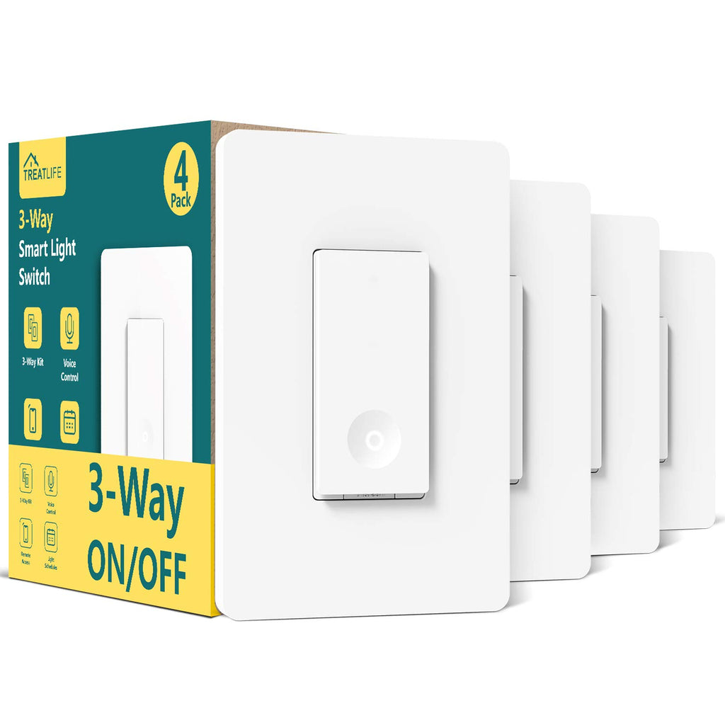 Treatlife 3 Way Smart Switch,Neutral Wire Required | TREATLIFE